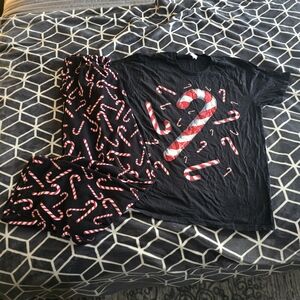 Candy Cane Pajama Set